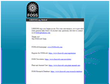 Tablet Screenshot of lhsfoss.org